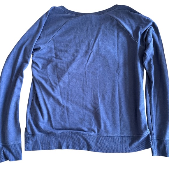 Jenni Blue Lightweight Whatever Sweatshirt Medium - Picture 3 of 3